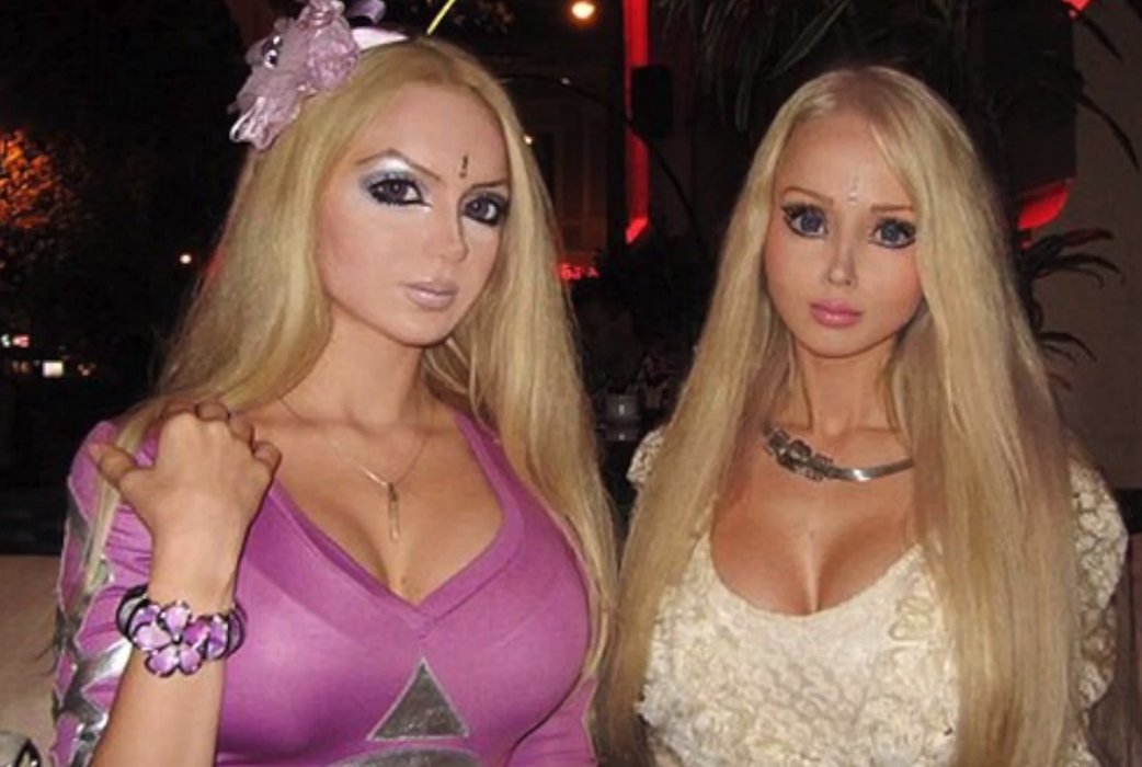 tvilling, bilder, Olga 'Dominica' Oleynik, Valeria Lukyanova, Barbie